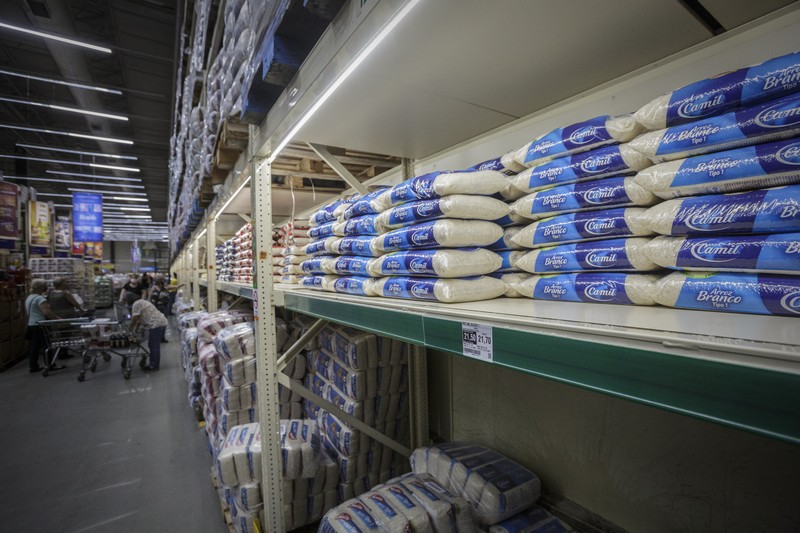 prateleira do supermercado