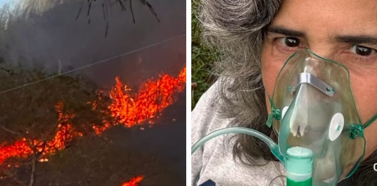 Incêndio em fazenda atriz Lucia Veríssimo