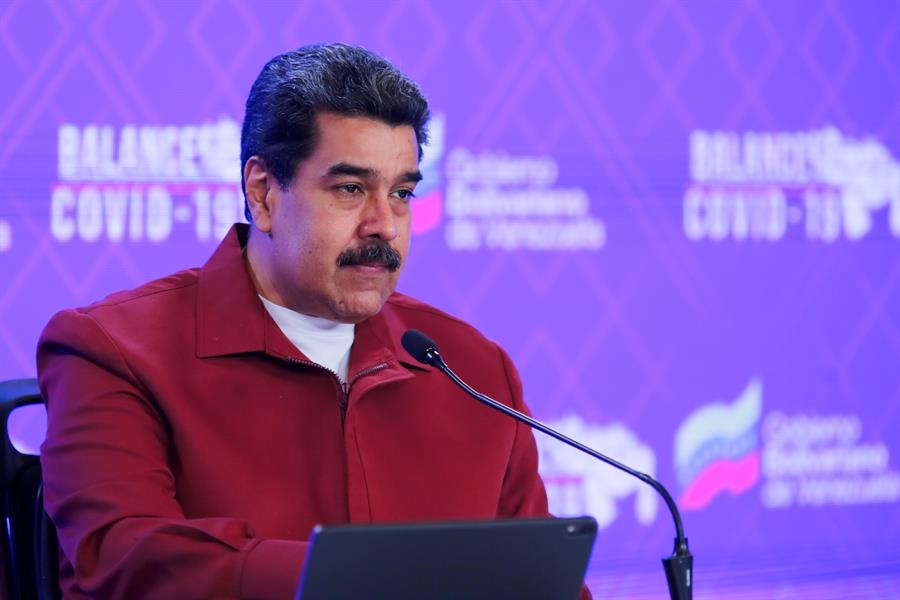 presidente da Venezuela, Nicolás Maduro, durante entrevista